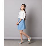 [160]【接触冷感】デニムタックキュロット | a.v.v【KIDS】 | 詳細画像6 