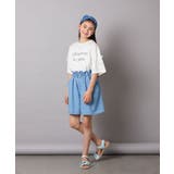 [160]【接触冷感】デニムタックキュロット | a.v.v【KIDS】 | 詳細画像8 