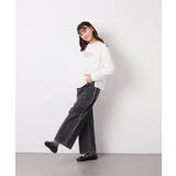 [120-160]フリンジケミカルワイドデニム | a.v.v【KIDS】 | 詳細画像16 