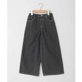 [120-160]フリンジケミカルワイドデニム | a.v.v【KIDS】 | 詳細画像21 