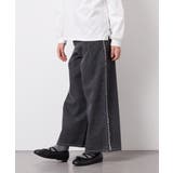 ダークグレー | [120-160]フリンジケミカルワイドデニム | a.v.v【KIDS】