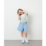 [120-160]【接触冷感/綿100％】アソートデザインデニムキュロット | a.v.v【KIDS】 | 詳細画像8 