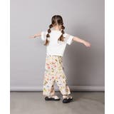 [120-150]【ママとお揃いコーデが叶う】フラワープリントワイドパンツ | a.v.v【KIDS】 | 詳細画像15 