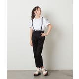 [140-150]サスペンダー付きテーパードパンツ | a.v.v【KIDS】 | 詳細画像16 