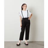 [140-150]サスペンダー付きテーパードパンツ | a.v.v【KIDS】 | 詳細画像17 