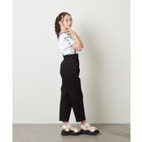 [140-150]サスペンダー付きテーパードパンツ | a.v.v【KIDS】 | 詳細画像18 