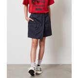 ネイビー | [100-130]【セットアップ対応】カーゴポケットラップパンツ | a.v.v【KIDS】