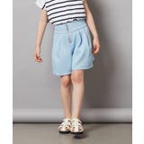 ライトブルー | [140-150]フロントジップショートパンツ | a.v.v【KIDS】