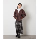 [120-160]サス付きチェックワイドパンツ | a.v.v【KIDS】 | 詳細画像25 