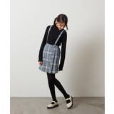 [140-150]サスペンダー付きラップキュロット | a.v.v【KIDS】 | 詳細画像23 