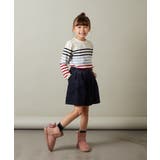 [160]【セットアップ対応】ブライトコールタックキュロット | a.v.v【KIDS】 | 詳細画像18 