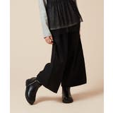 [120-130]サスペンダー付きワイドパンツ | a.v.v【KIDS】 | 詳細画像13 