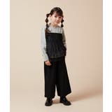 [120-130]サスペンダー付きワイドパンツ | a.v.v【KIDS】 | 詳細画像14 