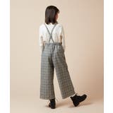 [120-130]サスペンダー付きワイドパンツ | a.v.v【KIDS】 | 詳細画像25 