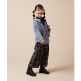 [120-130]サスペンダー付きワイドパンツ | a.v.v【KIDS】 | 詳細画像7 