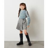 [100-130]アシメプリーツスカパン | a.v.v【KIDS】 | 詳細画像32 