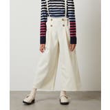 [140-150]【セットアップ対応】サス付きフロントボタンワイドパンツ | a.v.v【KIDS】 | 詳細画像1 