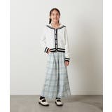 [140-150]【セットアップ対応】サス付きフロントボタンワイドパンツ | a.v.v【KIDS】 | 詳細画像13 