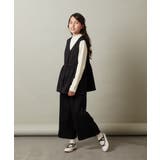 [140-150]【セットアップ対応】サス付きフロントボタンワイドパンツ | a.v.v【KIDS】 | 詳細画像37 