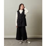 [140-150]【セットアップ対応】サス付きフロントボタンワイドパンツ | a.v.v【KIDS】 | 詳細画像38 