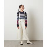 [140-150]【セットアップ対応】サス付きフロントボタンワイドパンツ | a.v.v【KIDS】 | 詳細画像54 