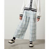 ライトブルー | [140-150]【セットアップ対応】サス付きフロントボタンワイドパンツ | a.v.v【KIDS】