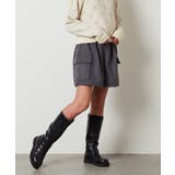 グレー | [100-130]カーゴポケットキュロット | a.v.v【KIDS】