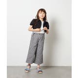[140-150]【2点セット】ペプラムブラウス＆ワイドパンツ | a.v.v【KIDS】 | 詳細画像21 