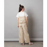 [140-150]【2点セット】キャミドッキングTシャツ＆パンツセットアップ | a.v.v【KIDS】 | 詳細画像10 