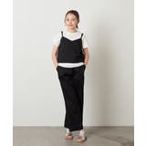 [140-150]【2点セット】キャミドッキングTシャツ＆パンツセットアップ | a.v.v【KIDS】 | 詳細画像12 