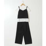 [140-150]【2点セット】キャミドッキングTシャツ＆パンツセットアップ | a.v.v【KIDS】 | 詳細画像26 