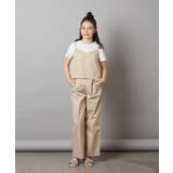 [140-150]【2点セット】キャミドッキングTシャツ＆パンツセットアップ | a.v.v【KIDS】 | 詳細画像4 