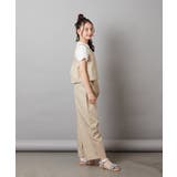 [140-150]【2点セット】キャミドッキングTシャツ＆パンツセットアップ | a.v.v【KIDS】 | 詳細画像9 