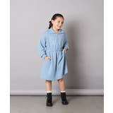 [130-160]ハーフジップロゴトレーナーワンピース | a.v.v【KIDS】 | 詳細画像11 