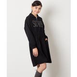 [130-160]ハーフジップロゴトレーナーワンピース | a.v.v【KIDS】 | 詳細画像17 