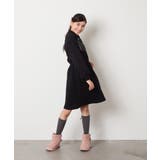 [130-160]ハーフジップロゴトレーナーワンピース | a.v.v【KIDS】 | 詳細画像19 