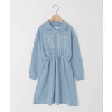 [130-160]ハーフジップロゴトレーナーワンピース | a.v.v【KIDS】 | 詳細画像25 