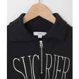 [130-160]ハーフジップロゴトレーナーワンピース | a.v.v【KIDS】 | 詳細画像28 