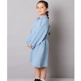 [130-160]ハーフジップロゴトレーナーワンピース | a.v.v【KIDS】 | 詳細画像4 