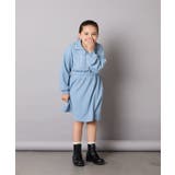 [130-160]ハーフジップロゴトレーナーワンピース | a.v.v【KIDS】 | 詳細画像7 