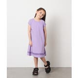 【毛玉になりにくい】[140-150]シアー切り替えワンピース | a.v.v【KIDS】 | 詳細画像42 