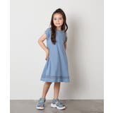 【毛玉になりにくい】[140-150]シアー切り替えワンピース | a.v.v【KIDS】 | 詳細画像58 