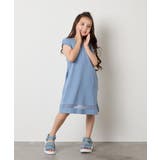 【毛玉になりにくい】[140-150]シアー切り替えワンピース | a.v.v【KIDS】 | 詳細画像61 