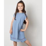 【毛玉になりにくい】[160]シアー切り替えワンピース | a.v.v【KIDS】 | 詳細画像17 