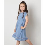 【毛玉になりにくい】[160]シアー切り替えワンピース | a.v.v【KIDS】 | 詳細画像18 