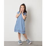 【毛玉になりにくい】[160]シアー切り替えワンピース | a.v.v【KIDS】 | 詳細画像24 