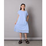 【毛玉になりにくい】[160]シアー切り替えワンピース | a.v.v【KIDS】 | 詳細画像45 