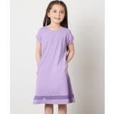 【毛玉になりにくい】[160]シアー切り替えワンピース | a.v.v【KIDS】 | 詳細画像51 