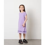 【毛玉になりにくい】[160]シアー切り替えワンピース | a.v.v【KIDS】 | 詳細画像57 