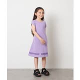 【毛玉になりにくい】[160]シアー切り替えワンピース | a.v.v【KIDS】 | 詳細画像58 